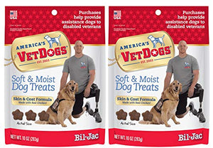 Bil-Jac Americas VetDogs Skin & Coat Dog Treats, 10 oz. by Bil-Jac