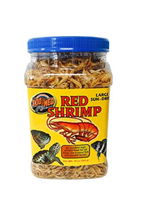 Zoo Med Large Sun-Dried Red Shrimp (10 oz)