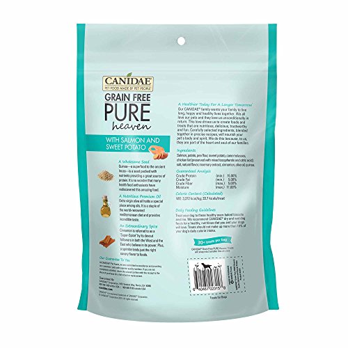 Canidae Grain Free Pure Heaven Dog Biscuits With Salmon & Sweet Potato, 11 Oz.