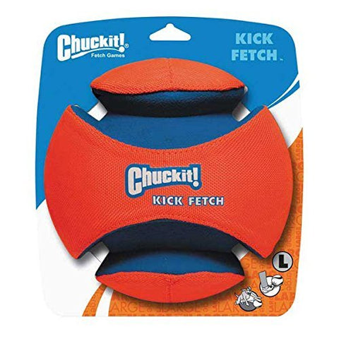 Chuckit Kick Fetch Toy Ball for Dogs, Large (2 Pack)