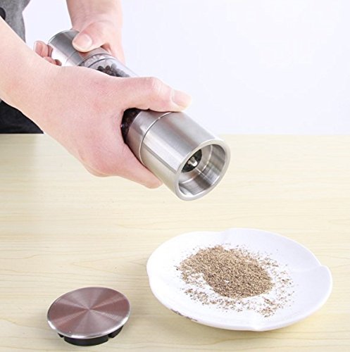 Iron Gadget Salt and Pepper Adjustable Stainless Steel Grinder