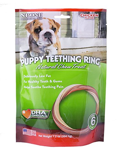 N-Bone Puppy Teething Ring, Chicken Flavor (24 Count)
