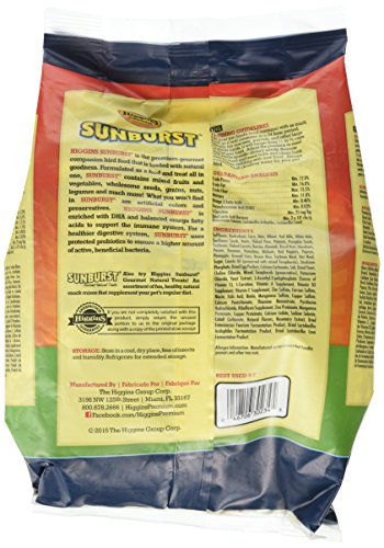 Higgins Premium Pet Foods Hig Sunburst Parrot 3lb, Large