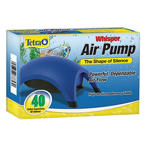 Tetra Whisper Easy to Use Air Pump for Aquariums (Non-UL), 20-40-Gallon