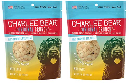 Charlee Bear Dog Treats with Liver (2 Pack) 16 oz Each
