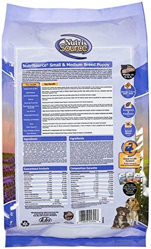Tuffy'S Nutrisource 6.6-Pound Chicken And Rice Formula Breed Dry Puppy Food, Small/Medium