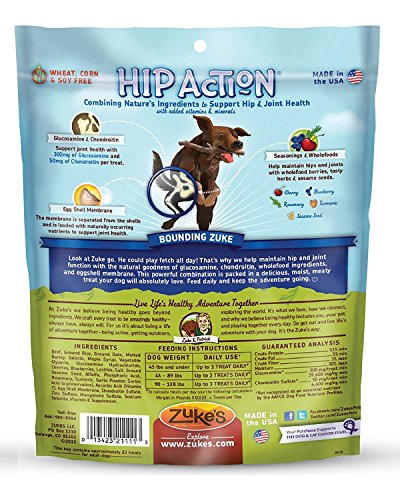Zuke's Hip Action Hip & Joint Support Dog Treats
