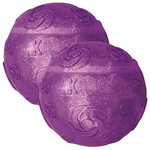 KONG Squeezz Crackle Ball Colors may vary