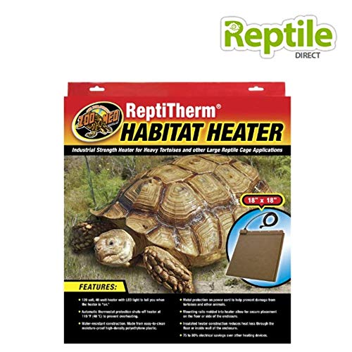 Zoo Med Laboratories SZMRH20 40-Watt Repti Therm Habitat Heater