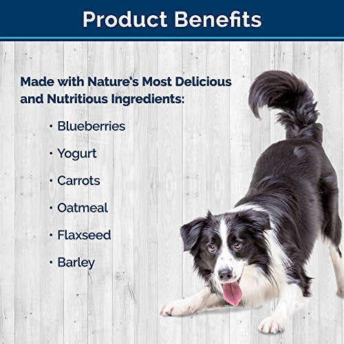 Blue Blu00661 Mini Bars Blueberry & Yogurt Biscuit Dog Treats 8-Oz