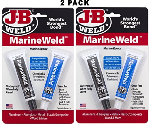 J-B Weld 8272 MarineWeld Marine Epoxy - 2 oz, 2 Sets