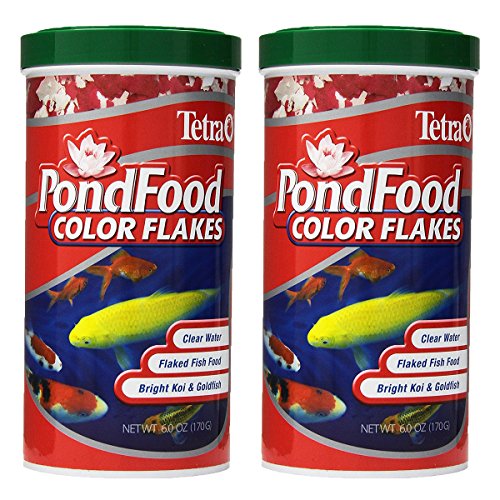 TetraPond 77021 Pond Flaked Color Food, 6-Ounce, 1-Liter