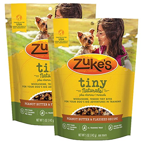 Zuke's Tiny Naturals Dog Treats, Peanut Butter, 5 oz. (2 Pack)