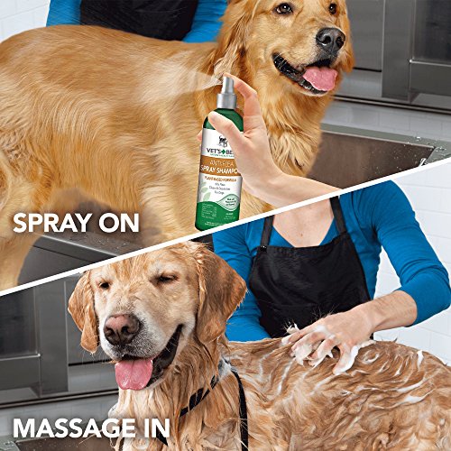 Vet's Best Anti-Flea Spray Dog Shampoo. 16 oz, USA Made