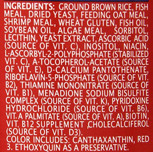 Tetra Pond Food, Flaked Color Fish Food, 6-Ounce, 1-Liter, (77021)