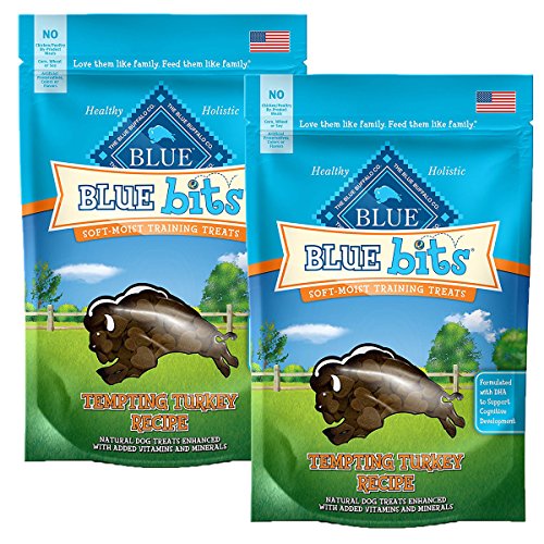 BLUE Bits Training Dog Treats (Turkey Soft-Moist Bits, 8 oz)