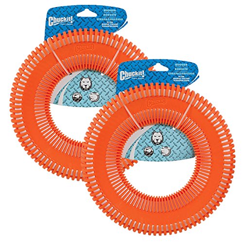 Chuckit! Rugged Flyer Dog Toy, Large (2 Pack)
