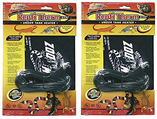 Zoo Med Repti Therm Under Tank Heater (8"l x 6"w 2 Pack)
