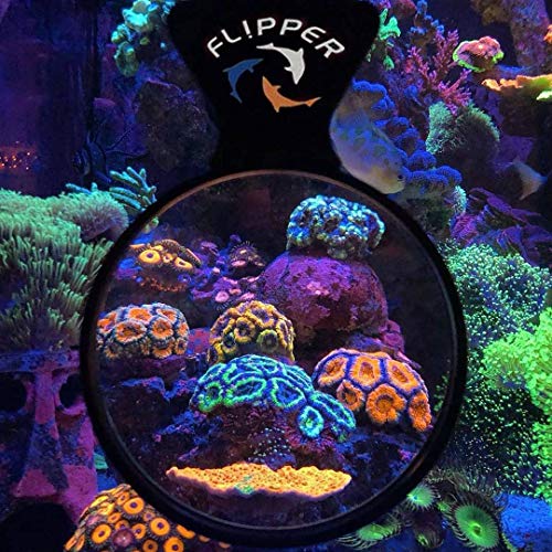 FL!PPER Flipper DeepSee Magnetically Mounted Magnified Aquarium Viewer - 4" Viewer