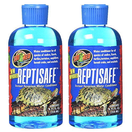 Zoo Med ReptiSafe Instant Terrarium Water Conditioner 8.75 Ounces [2-Pack]
