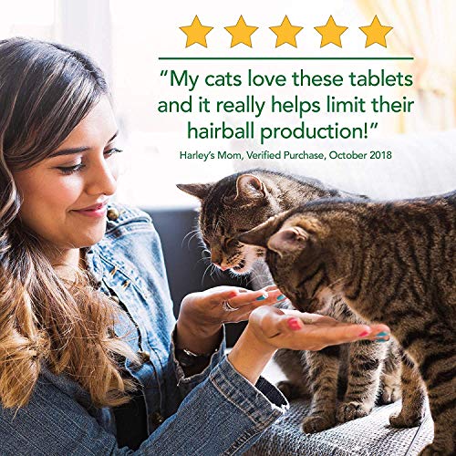 Cat Hairball Relief Digestive Aid| Vet Formulated Hairball Support Remedy | Classic Chicken Flavor