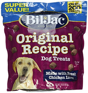 (3 Pack) Bil Jac Liver Dog Treats, 20 Ounces Each