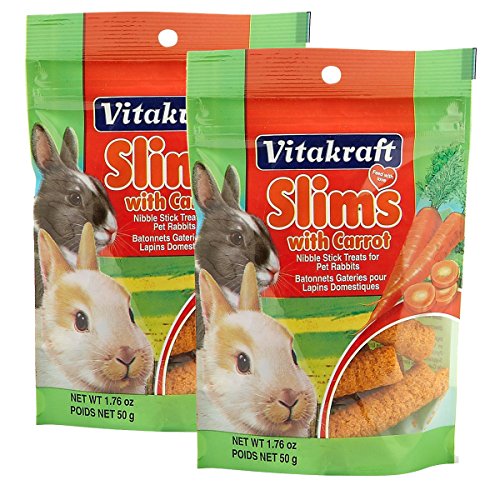 (2 Pack) Vitakraft Rabbit Slims, 1.75 Ounces each