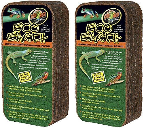 (2 Pack) Zoo Med Eco Earth Bricks
