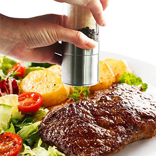 Iron Gadget Salt and Pepper Adjustable Stainless Steel Grinder